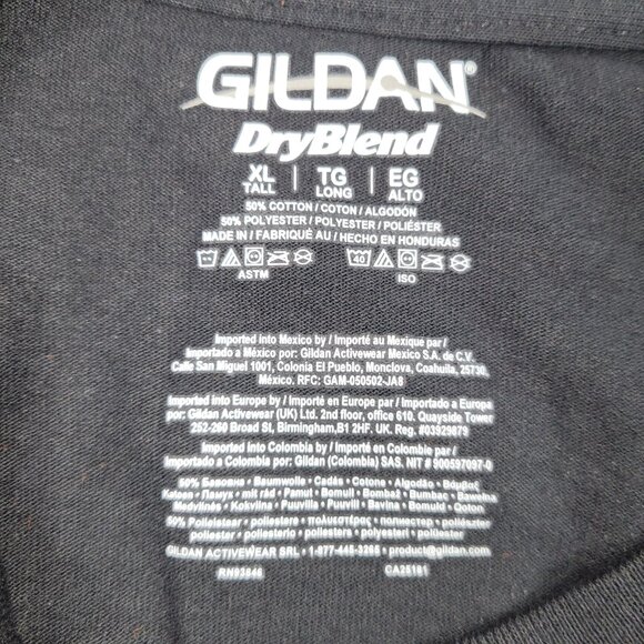 Fight Like Ukrainians Black T-shirt Gildan mens size XL - Picture 2 of 2